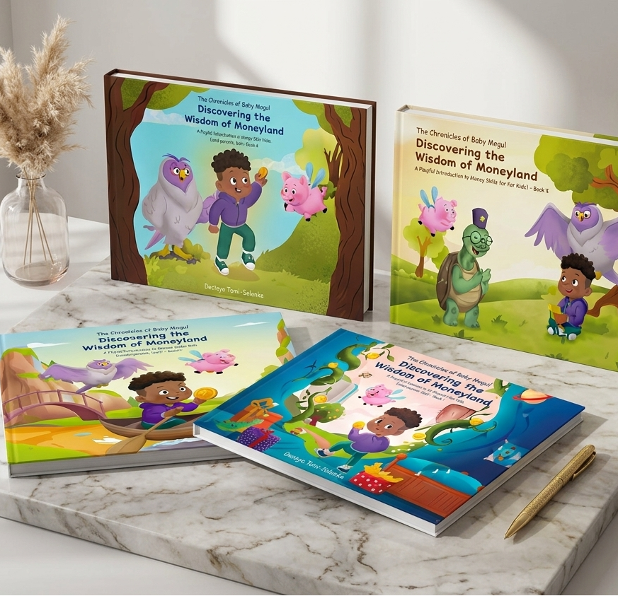 Complete Baby Mogul Illustration Collection all 4 hardcover books