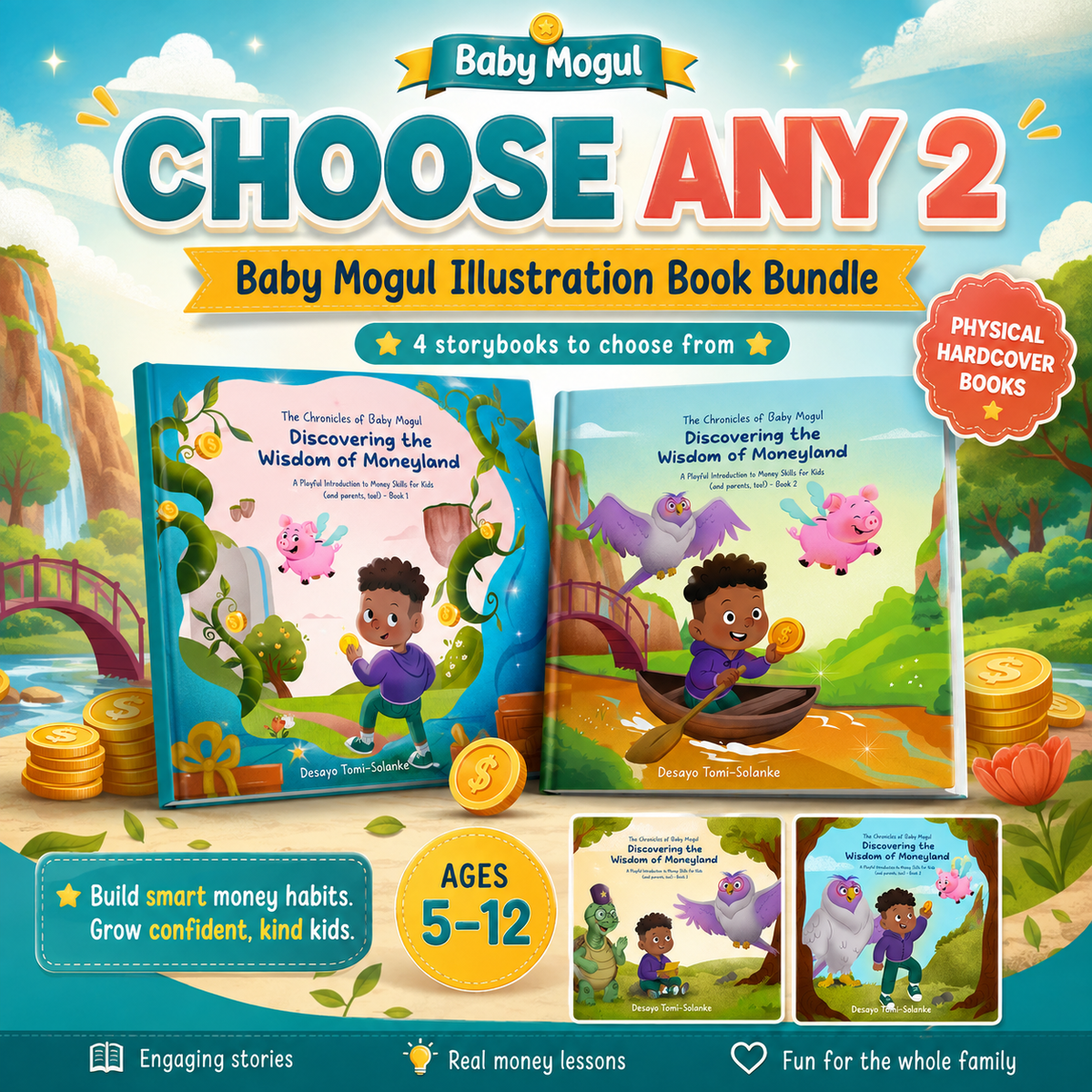 Baby Mogul Starter Set choose any 2 illustration books