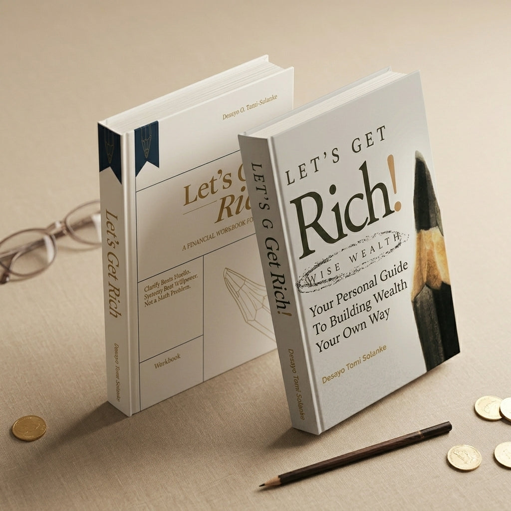 Let’s Get Rich Book + Workbook Bundle hardcover set
