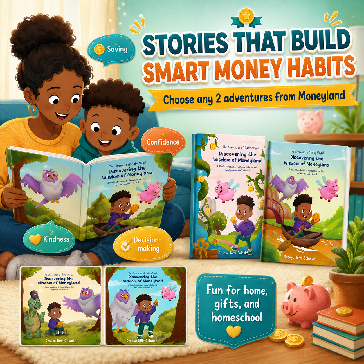 Baby Mogul Starter Set choose any 2 illustration books