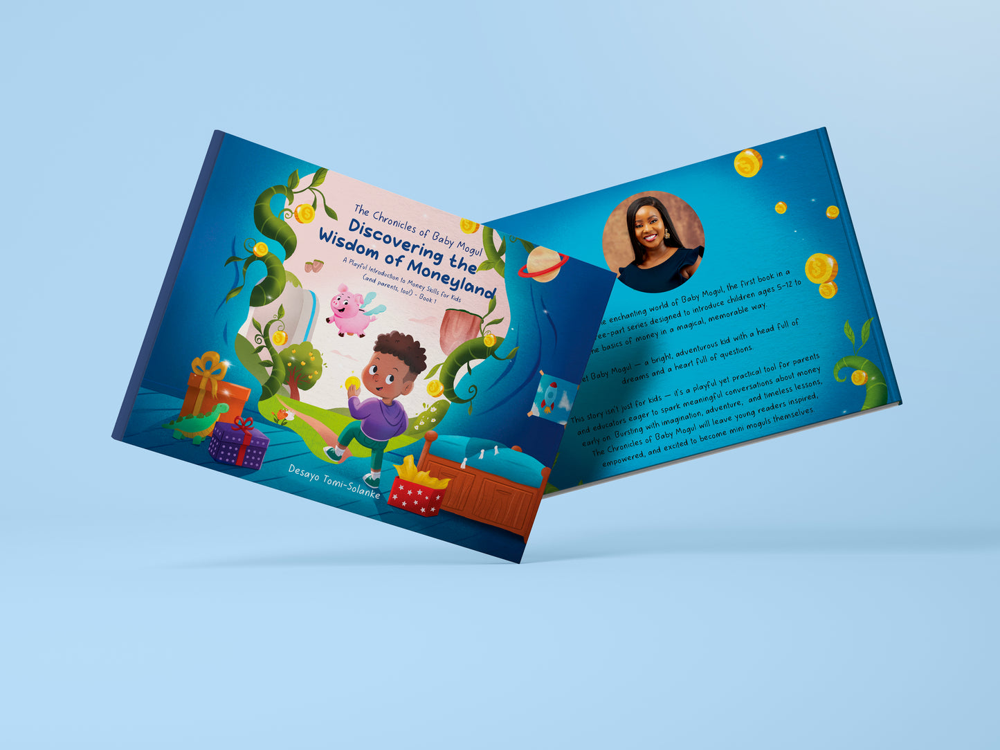 The Chronicles of Baby Mogul Book 1 front & back