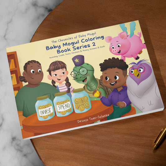 The Chronicles of Baby Mogul Coloring Book 2 children's coloring book