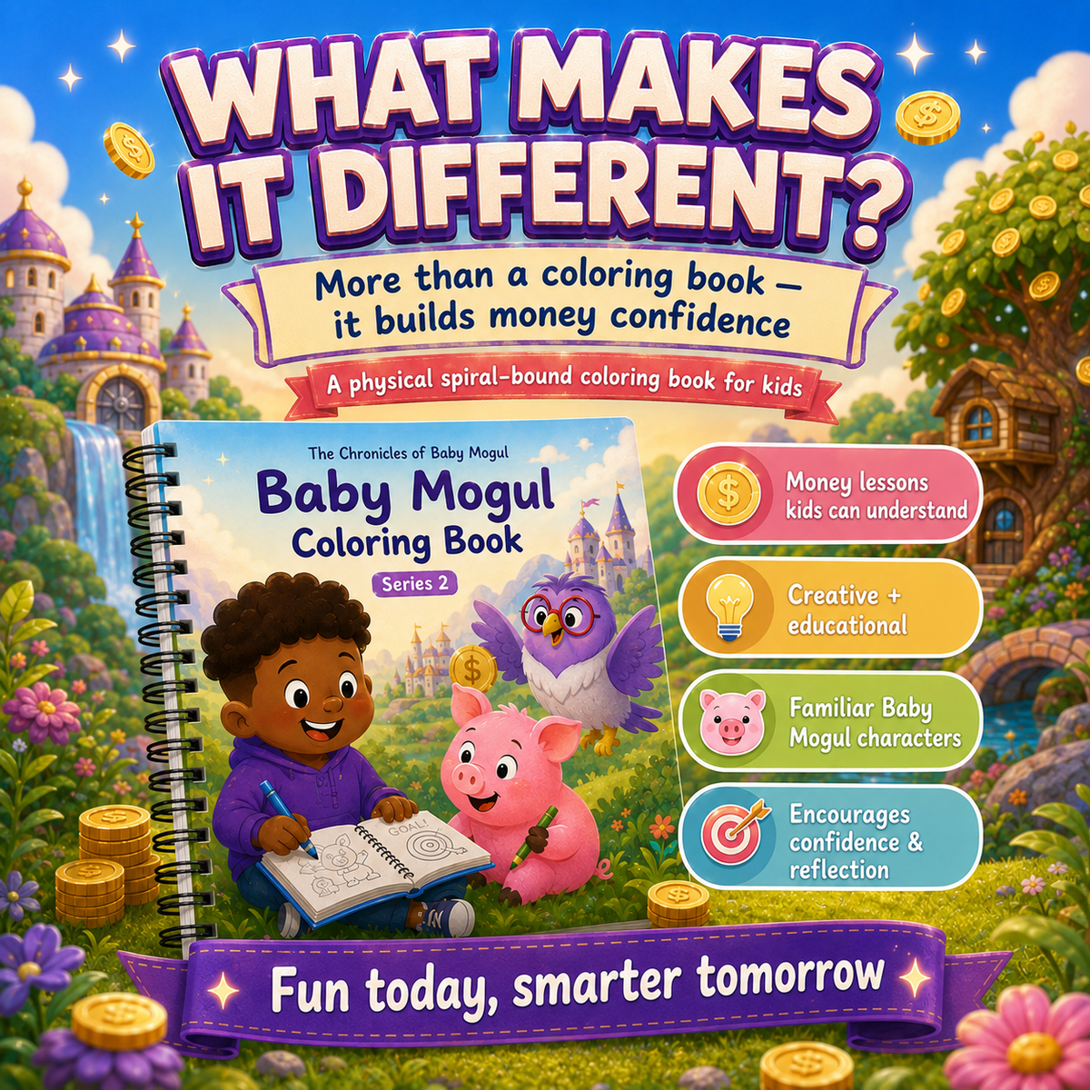 The Chronicles of Baby Mogul Coloring Book 2 children's coloring book