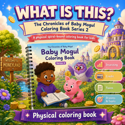 The Chronicles of Baby Mogul Coloring Book 2 children's coloring book