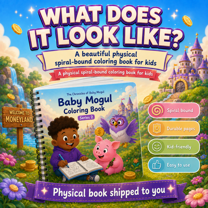 The Chronicles of Baby Mogul Coloring Book 2 children's coloring book