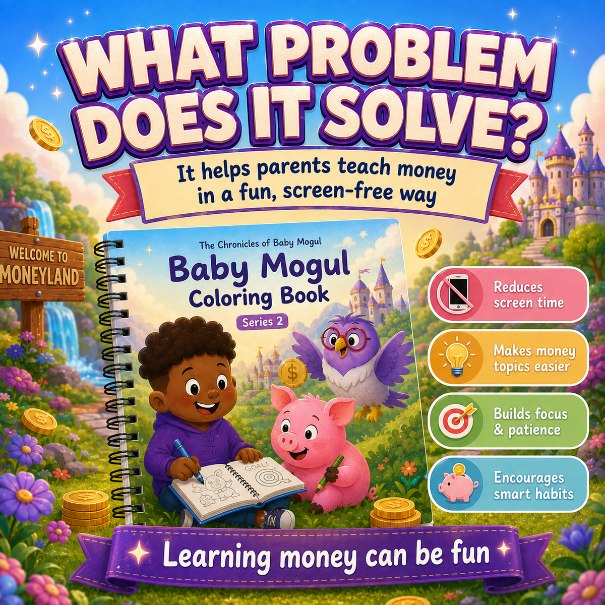 The Chronicles of Baby Mogul Coloring Book 2 children's coloring book