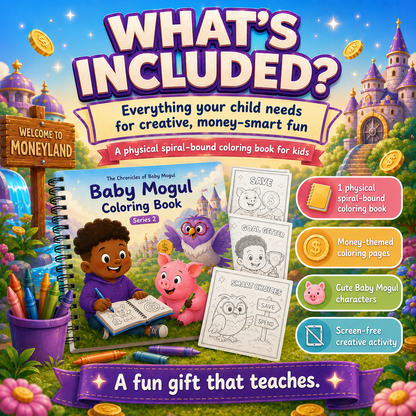 The Chronicles of Baby Mogul Coloring Book 2 children's coloring book