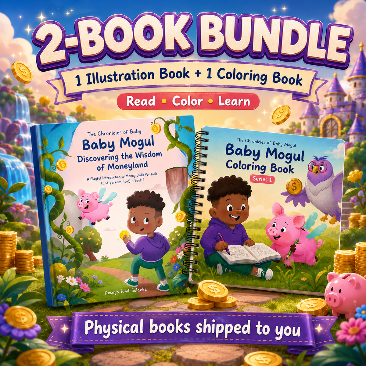 Baby Mogul Starter Bundle | 1 Illustration + 1 Coloring