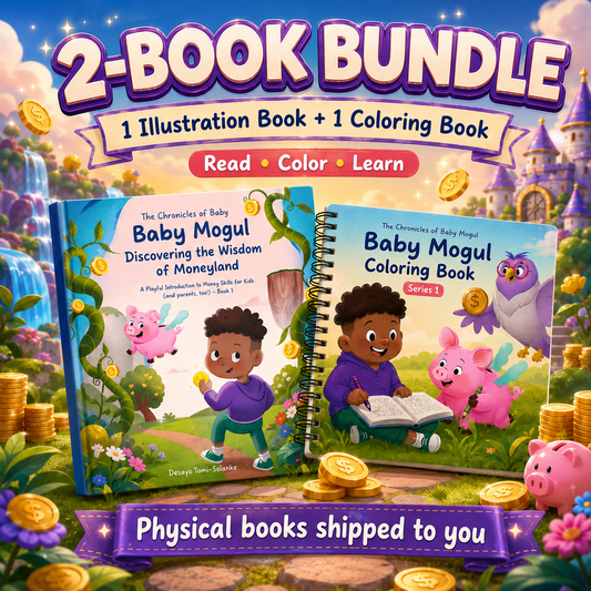 Baby Mogul Starter Bundle | 1 Illustration + 1 Coloring