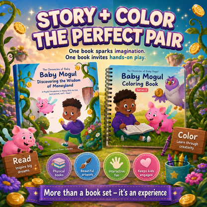Baby Mogul Starter Bundle | 1 Illustration + 1 Coloring