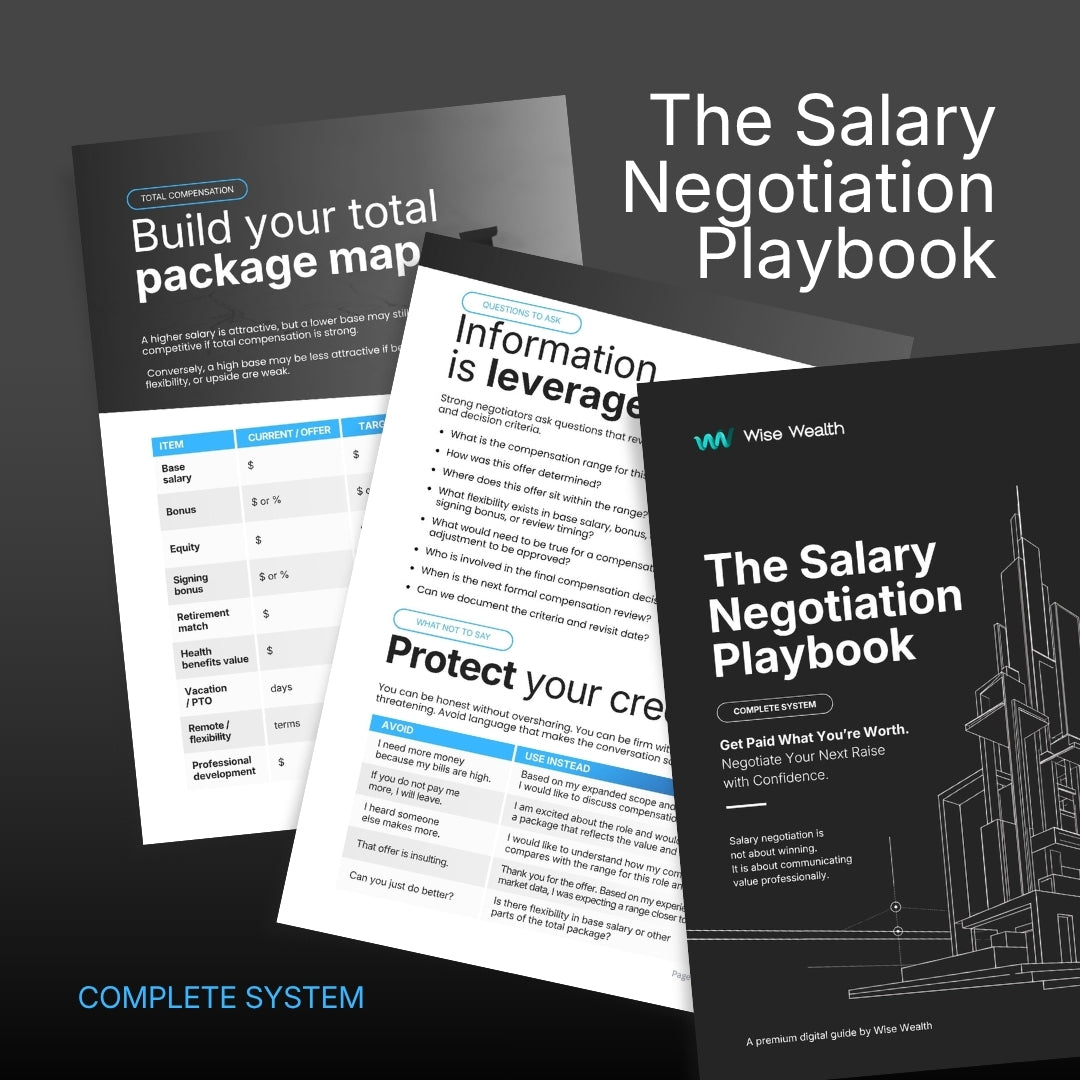 Salary Negotiation Playbook | Compensation Workbook