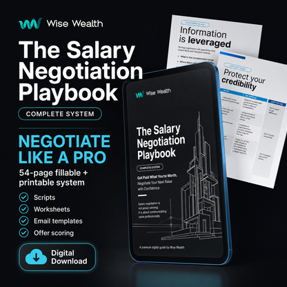 salary negotiation playbook complete system